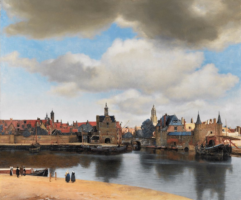 Johannes Vermeer - Gezicht op Delft (circa 1660-1661)