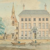 Het nieuwe Meisjeshuis, gebouwd in 1769 (Collectie Erfgoed Delft)