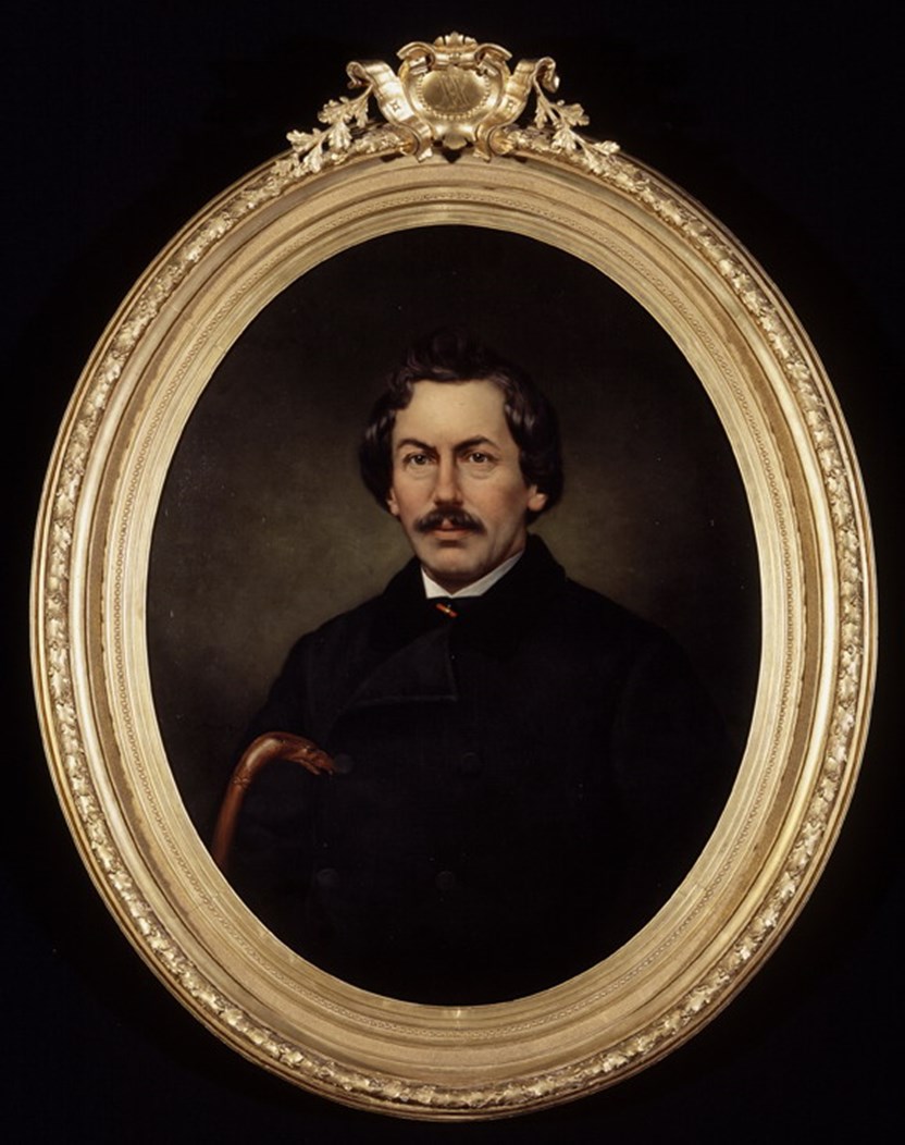 Portret van Alexander Willem Maurits Carel Ver Huell (1895) door Barend Hendriks (Collectie Museum Arnhem) 