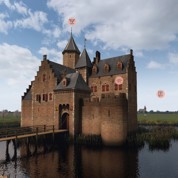 Kasteel Develstein in de Dordrecht5D app