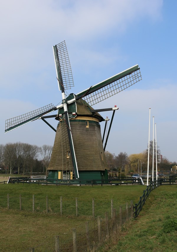 Molen De Vlieger in Voorburg. Foto: Quistnix, CC BY-SA 2.5, via Wikimedia Commons
