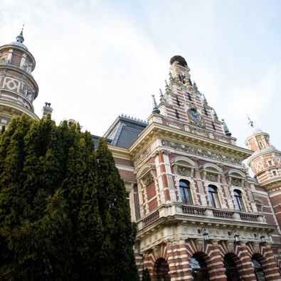 Buitenaanzicht van kasteel Oud-Wassenaar